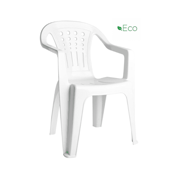 Silla Envapar de plástico Coral Eco c/Brazo