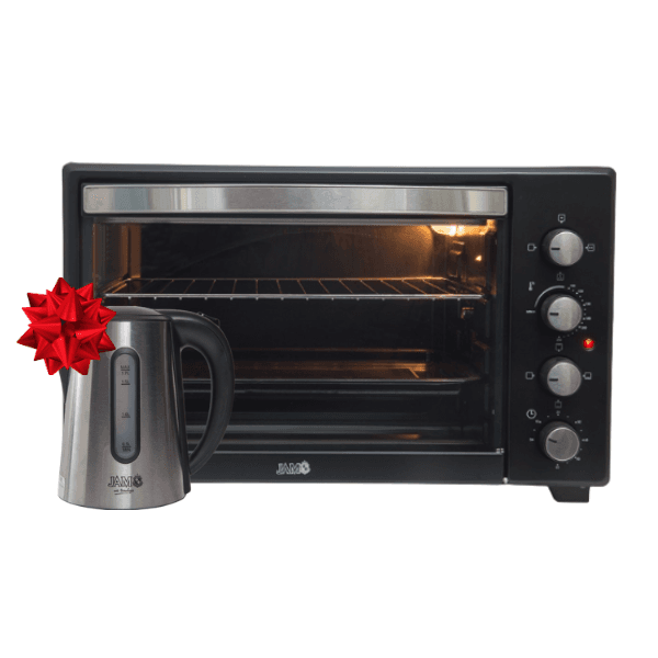 Horno JAM Eléctrico 42 Lts DN42E +Hervidora JAM Inox 1009A