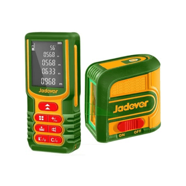 Combo Jadever Medidor Laser 0-30m + Nivel Laser DK1401