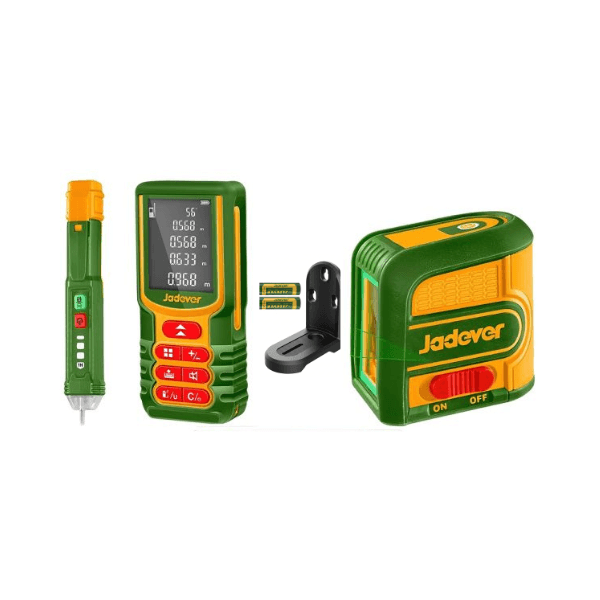 Combo Jadever Eléctrico 3 Pzas. + Nivel Láser JDLEM03 + Soporte