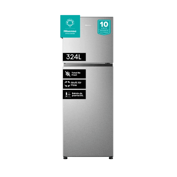 Heladera HISENSE de 375Lts.2 Puertas Frío Seco RD-42WR