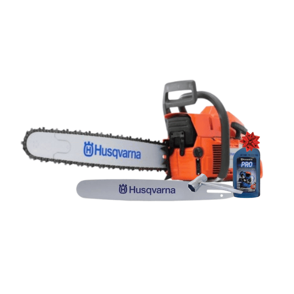 Motosierra Husqvarna 61 3.9HP P/Dura+P/Piñon+Aceite 200ML