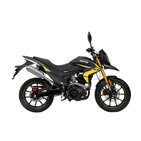 Moto Trail Kenton Bull 200 Negro/Amarillo